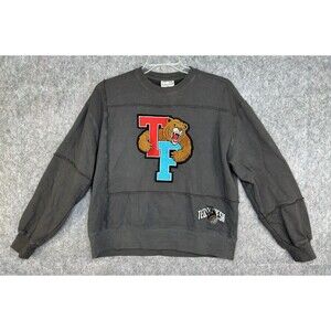 Teddy Fresh Men's Crewneck Sweatshirt Embroidered Streetwear Bear Varsity Size S